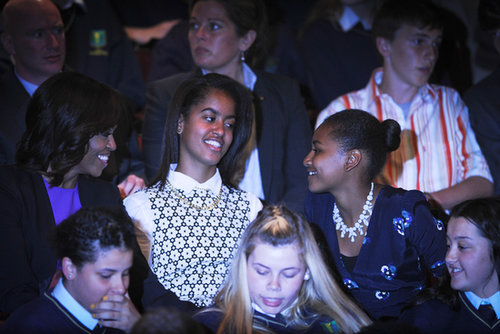 In June, the Obama girls saw a performance of Riverdance in Dublin.
In June, the Obama girls saw a performance of Riverdance in Dublin.