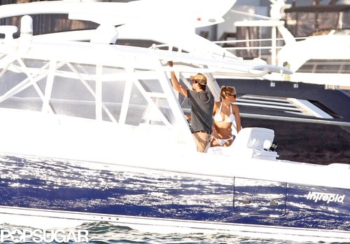 Anna Kournikova and Enrique Iglesias boated around Miami.
Anna Kournikova and Enrique Iglesias boated around Miami.