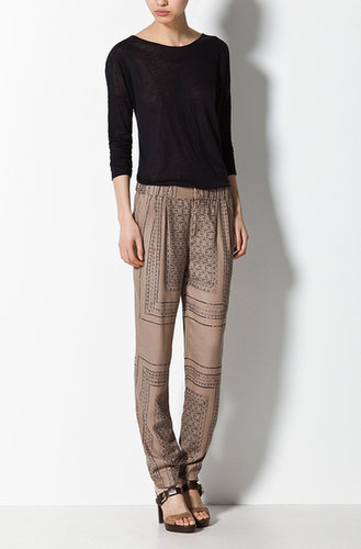 If your regular wardrobe is typically devoid of any hue found on the rainbow, approach the trend this way: Massimo Dutti has an option ($90) in tan and black that feels akin to the most practical of slacks.
If your regular wardrobe is typically devoid of any hue found on the rainbow, approach the trend this way: Massimo Dutti has an option ($90) in tan and black that feels akin to the most practical of slacks.