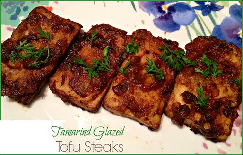 Tamarind Glazed Tofu Steaks