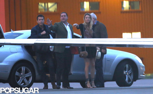 Blake Lively and Ryan Reynolds arrived at the airport.
Blake Lively and Ryan Reynolds arrived at the airport.