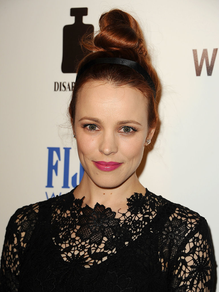 To achieve this impressive topknot, Rachel McAdams had the help of stylist Mark Townsend.
To achieve this impressive topknot, Rachel McAdams had the help of stylist Mark Townsend.