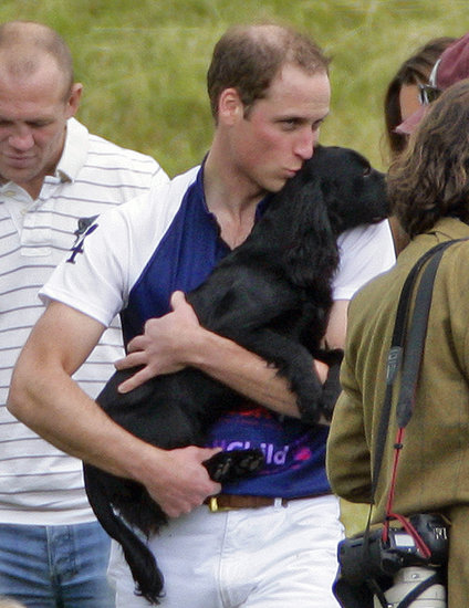 Prince William gave his pup, Lupo, a kiss after a polo match in Tetbury, England, in June 2012.
Prince William gave his pup, Lupo, a kiss after a polo match in Tetbury, England, in June 2012.