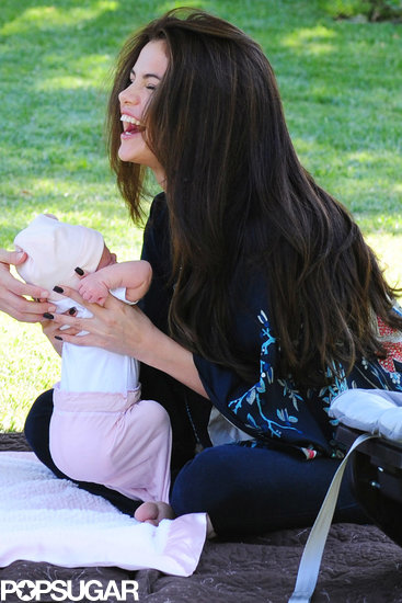 Selena Gomez spent quality time with her baby sister, Gracie Elliot, in LA.
Selena Gomez spent quality time with her baby sister, Gracie Elliot, in LA.