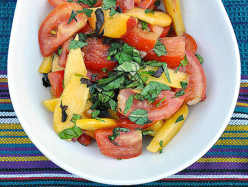 Tomato and Peach Salad Tomato and Peach Salad