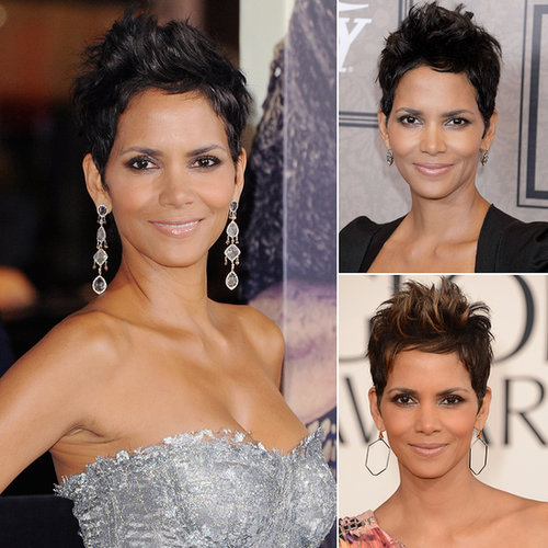 Who: Halle Berry
The look: A wispy, piecey pixie cut
Halle has been wearing her hair short on and off for years now, but her way of styling has stayed pretty much the same. Whether it's for a red carpet premiere or a day out with her daughter, Halle prefers a tousled, piecey top to her style with sides cut tight against the head.
Who: Halle Berry
The look: A wispy, piecey pixie cut
Halle has been wearing her hair short on and off for years now, but her way of styling has stayed pretty much the same. Whether it's for a red carpet premiere or a day out with her daughter, Halle prefers a tousled, piecey top to her style with sides cut tight against the head.
