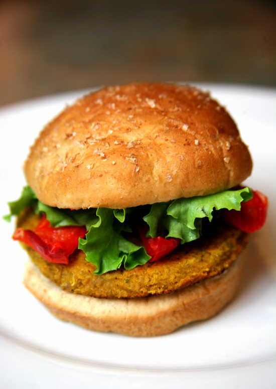 vegetarian-burger-recipe-sweet-potato-chickpea-quinoa-popsugar