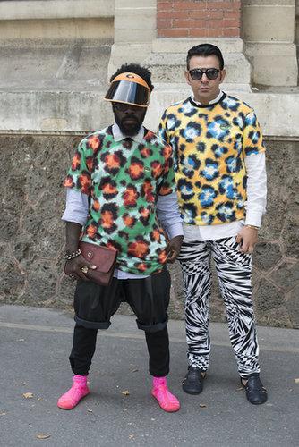 Bold paint-splatter leopard looks good once and amazing two times over.
Bold paint-splatter leopard looks good once and amazing two times over.