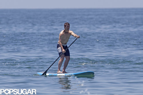 Tom Cruise showed off his toned physique for a paddle boarding session in Malibu in June 2013.
Tom Cruise showed off his toned physique for a paddle boarding session in Malibu in June 2013.
