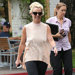 Britney Spears Wearing Wild at Heart Shirt