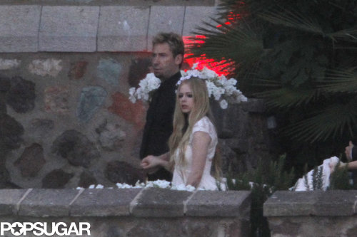 Avril Lavigne and Chad Kroeger celebrated their wedding festivities in France.
Avril Lavigne and Chad Kroeger celebrated their wedding festivities in France.