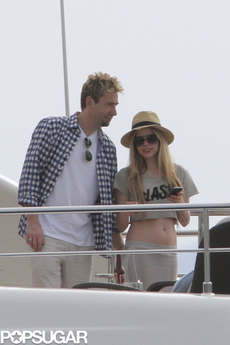 Avril Lavigne and Chad Kroeger celebrated in the South of France.
Avril Lavigne and Chad Kroeger celebrated in the South of France.