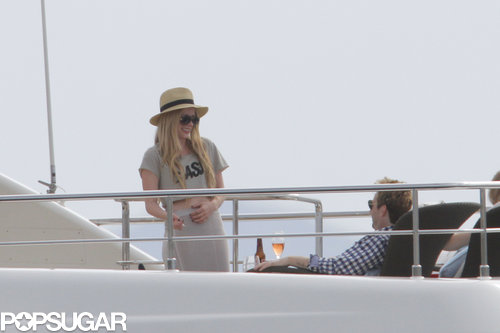 Avril Lavigne and Chad Kroeger lounged together on a yacht in the South of France.
Avril Lavigne and Chad Kroeger lounged together on a yacht in the South of France.