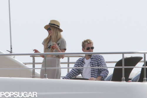 Avril Lavigne and Chad Kroeger lounged on a yacht during their wedding weekend.
Avril Lavigne and Chad Kroeger lounged on a yacht during their wedding weekend.