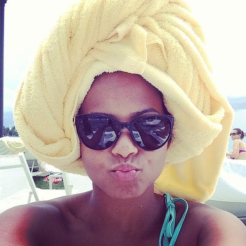 Christina Milian towel-dried her hair while hanging by the pool.
Source: Instagram user christinamilian
Christina Milian towel-dried her hair while hanging by the pool.
Source: Instagram user christinamilian