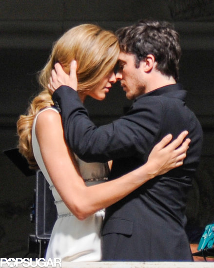 Ian Somerhalder got hot on the set with model Ana Beatriz Barros for a commercial shoot in Lake Como, Italy.
Ian Somerhalder got hot on the set with model Ana Beatriz Barros for a commercial shoot in Lake Como, Italy.