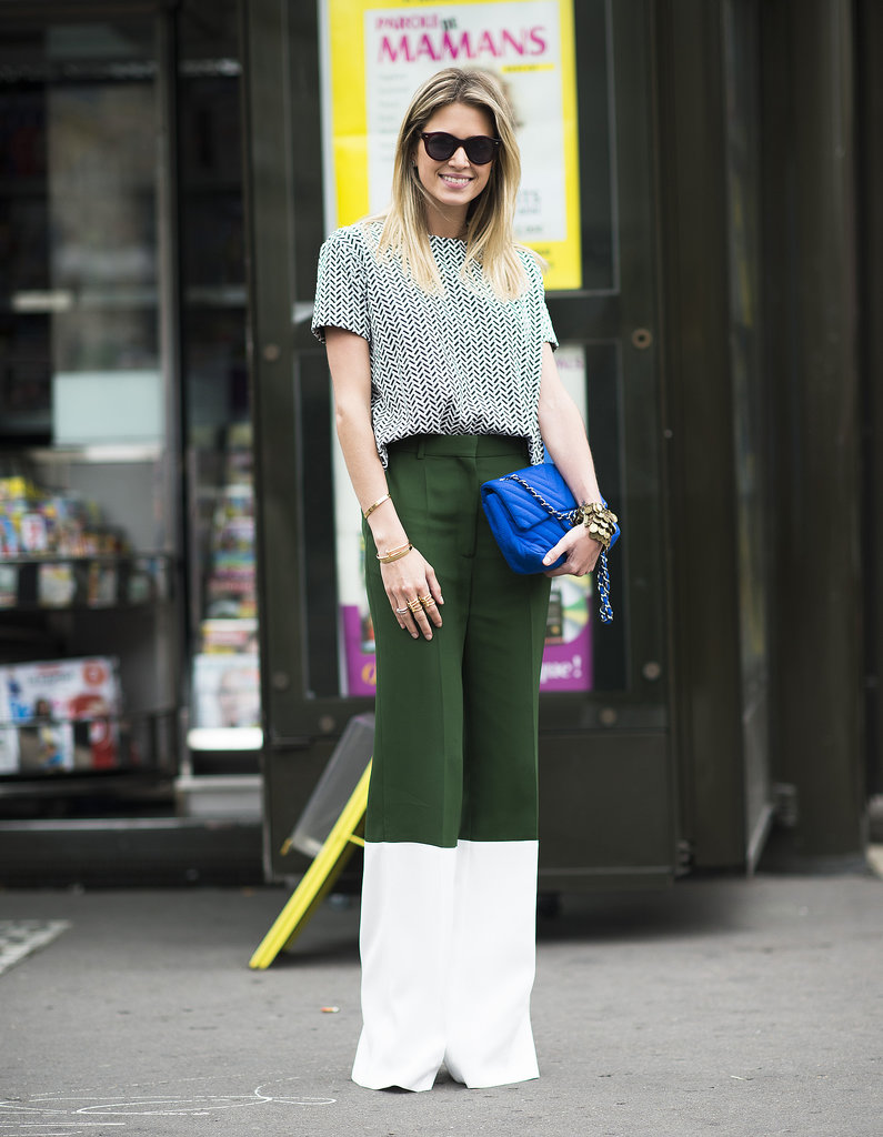 Colorblock trousers in super contrasting shades are guaranteed to catch the eye.
Source: Le 21ème | Adam Katz Sinding
Colorblock trousers in super contrasting shades are guaranteed to catch the eye.
Source: Le 21ème | Adam Katz Sinding