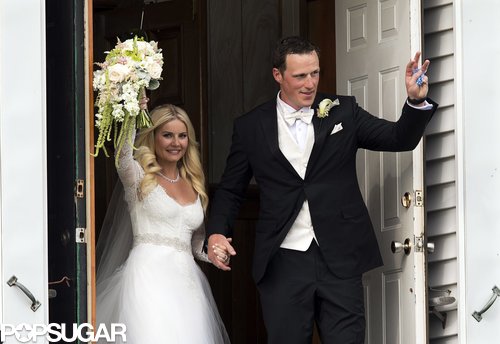 Elisha Cuthbert married Toronto Maple Leafs player Dion Phaneuf in Canada in July 2013.
Elisha Cuthbert married Toronto Maple Leafs player Dion Phaneuf in Canada in July 2013.