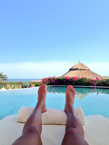 Lea Michele shared a photo of her lounging by a pool in Cabo.
Source: Twitter user msleamichele
Lea Michele shared a photo of her lounging by a pool in Cabo.
Source: Twitter user msleamichele