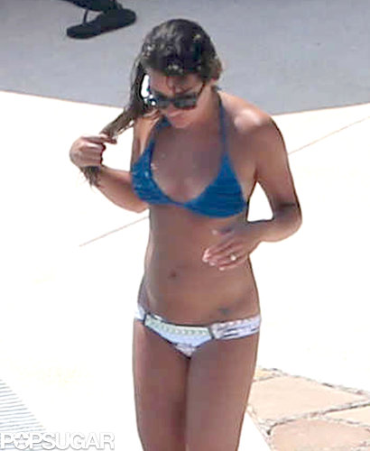 Bikini-clad Lea Michele soaked in the sun in Cabo.
Bikini-clad Lea Michele soaked in the sun in Cabo.