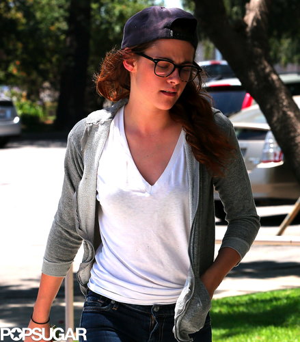 Kristen Stewart Gets Back to Work in Her Signature Style Kristen Stewart Gets Back to Work in Her Signature Style