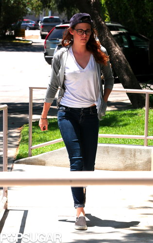 Kristen Stewart Gets Back to Work in Her Signature Style Kristen Stewart Gets Back to Work in Her Signature Style