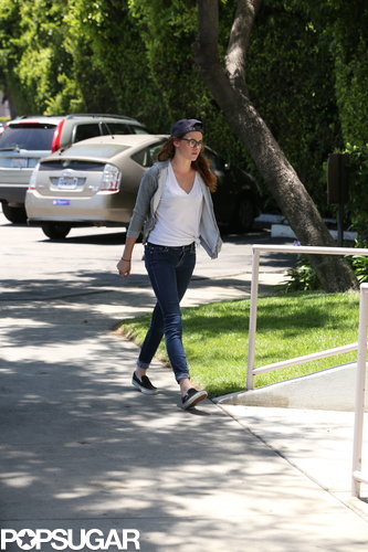 Kristen Stewart Gets Back to Work in Her Signature Style Kristen Stewart Gets Back to Work in Her Signature Style