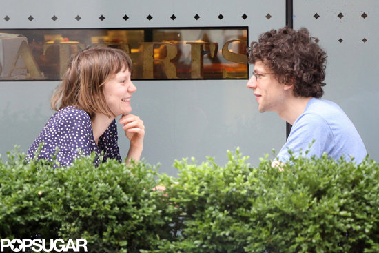 Jesse Eisenberg and Mia Wasikowska had a date in Toronto.
Jesse Eisenberg and Mia Wasikowska had a date in Toronto.