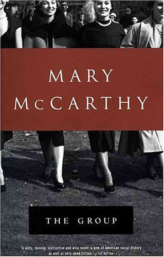 The Group by Mary McCarthy tells the story of eight Vassar graduates who come in and out of each other's lives through the years, then meet up to mourn the loss of a woman in the group.
The Group by Mary McCarthy tells the story of eight Vassar graduates who come in and out of each other's lives through the years, then meet up to mourn the loss of a woman in the group.