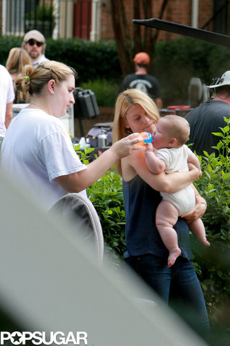 Claire Danes Brings Her Little Man to the Set of Homeland Claire Danes Brings Her Little Man to the Set of Homeland