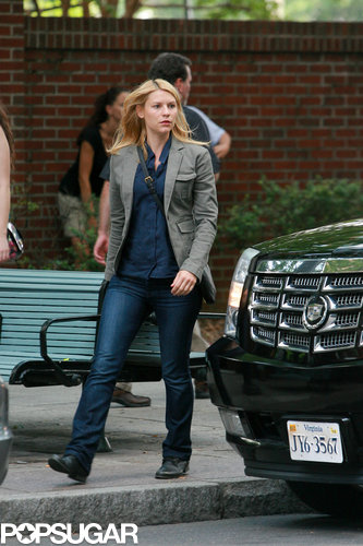 Claire Danes Brings Her Little Man to the Set of Homeland Claire Danes Brings Her Little Man to the Set of Homeland