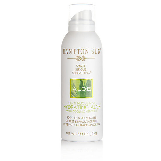 Cooling menthol and soothing aloe are the chief ingredients in Hampton Sun Hydrating Aloe Continuous Mist ($28). Toss this in your beach bag for a midday temperature dip.
Cooling menthol and soothing aloe are the chief ingredients in Hampton Sun Hydrating Aloe Continuous Mist ($28). Toss this in your beach bag for a midday temperature dip.