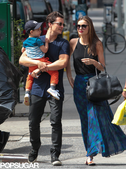 Miranda Kerr and Orlando Bloom spent the day with Flynn.
Miranda Kerr and Orlando Bloom spent the day with Flynn.