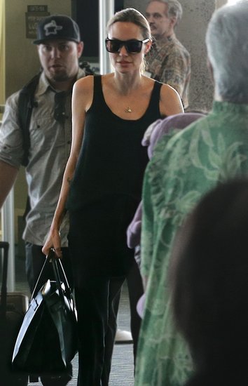 Along with black tanks and bottoms, it seemed to become a constant in her traveling wardrobe.
Photo courtesy of Saint Laurent
Along with black tanks and bottoms, it seemed to become a constant in her traveling wardrobe.
Photo courtesy of Saint Laurent
