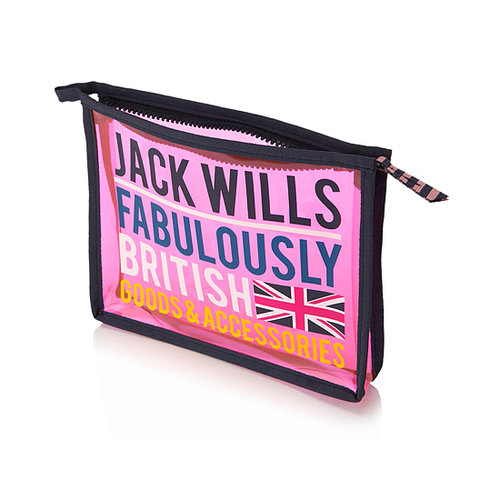 Heading to London? Pack this see-through Jack Wills The Ludford Makeup Bag ($10, originally $15). The hot-pink color and text are stylish, while still keeping your cosmetics in full view.
Heading to London? Pack this see-through Jack Wills The Ludford Makeup Bag ($10, originally $15). The hot-pink color and text are stylish, while still keeping your cosmetics in full view.