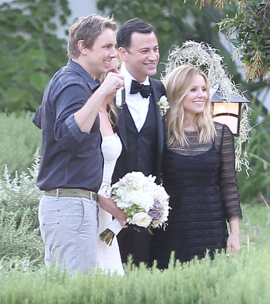 Kristen Bell and Dax Shepard posed with Jimmy Kimmel at his July 2013 wedding in Ojai, CA.
If you're looking for more wedding inspiration, look no further — we've got you covered with decor, dresses, beauty, and more right here!
Kristen Bell and Dax Shepard posed with Jimmy Kimmel at his July 2013 wedding in Ojai, CA.
If you're looking for more wedding inspiration, look no further — we've got you covered with decor, dresses, beauty, and more right here!