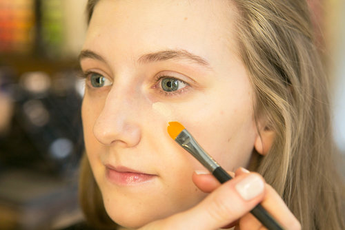 Follow up with a longwear concealer, but Bettelli advises to keep the application light. "You don't want to overuse it," she says,"because it gets cakey. A brush is a good option — pat for more coverage and then sweep to sheer."
Follow up with a longwear concealer, but Bettelli advises to keep the application light. "You don't want to overuse it," she says,"because it gets cakey. A brush is a good option — pat for more coverage and then sweep to sheer."