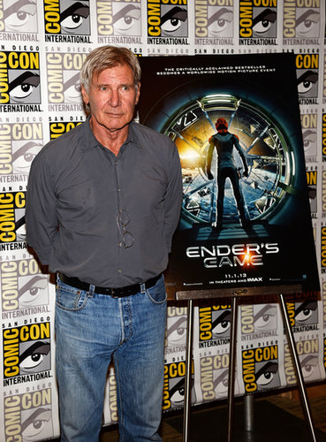 Harrison Ford attended the Ender's Game and Divergent press line.
Harrison Ford attended the Ender's Game and Divergent press line.