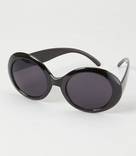 Have you tried a super round sunglass yet? Experiment with Fred Flare's oversize pair ($12).
Have you tried a super round sunglass yet? Experiment with Fred Flare's oversize pair ($12).