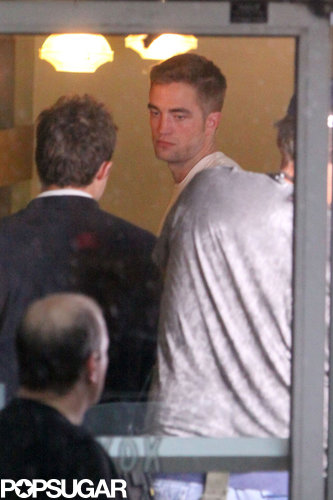 Smokin' Hot Robert Pattinson Gets Close to Mia Wasikowska on Set Smokin' Hot Robert Pattinson Gets Close to Mia Wasikowska on Set