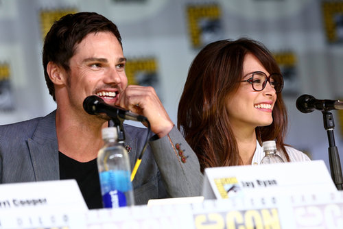 Kristin Kreuk and Jay Ryan attended the Beauty and the Beast panel for Comic-Con.
Kristin Kreuk and Jay Ryan attended the Beauty and the Beast panel for Comic-Con.