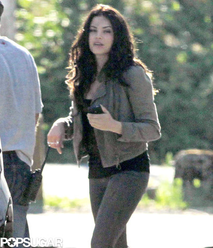 Jenna Dewan got a visit from her husband, Channing Tatum, on her Witches of East End set.
Jenna Dewan got a visit from her husband, Channing Tatum, on her Witches of East End set.