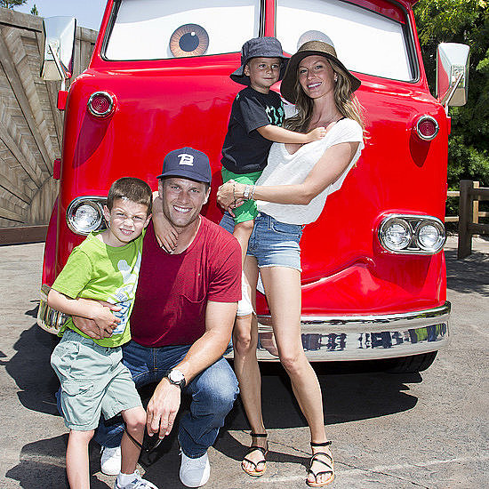 Gisele Bundchen and Tom Brady took their sons, Jack and Benjamin, to Disneyland in July 2013.
Gisele Bundchen and Tom Brady took their sons, Jack and Benjamin, to Disneyland in July 2013.