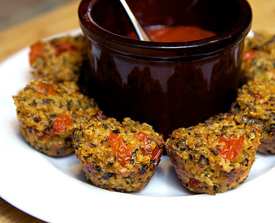 Gluten-Free Quinoa Pizza Bites Gluten-Free Quinoa Pizza Bites