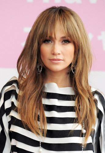 While Jennifer (pictured at a Tokyo event in 2009) usually goes bang-free, fringe looks fabulous on her.
While Jennifer (pictured at a Tokyo event in 2009) usually goes bang-free, fringe looks fabulous on her.