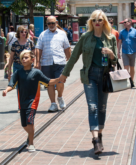 Gwen Stefani's anorak and caged booties made a statement, but her high-waisted distressed denim gave her an even cooler edge. Next time you grab your favorite jeans, make sure they have holes in them.
Gwen Stefani's anorak and caged booties made a statement, but her high-waisted distressed denim gave her an even cooler edge. Next time you grab your favorite jeans, make sure they have holes in them.