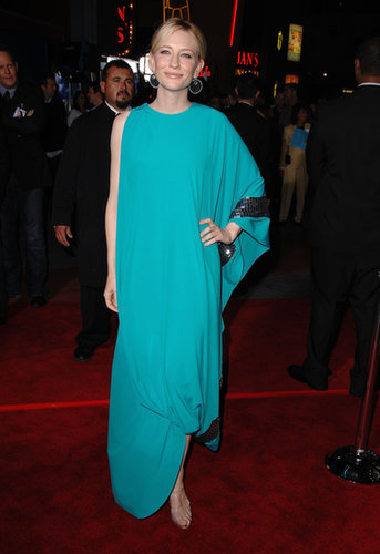 We could not stop staring at Cate's turquoise Missoni gown at The Golden Age premiere in LA. Between the vivid hue and the draped silhouette, it was nothing short of show-stopping.
We could not stop staring at Cate's turquoise Missoni gown at The Golden Age premiere in LA. Between the vivid hue and the draped silhouette, it was nothing short of show-stopping.