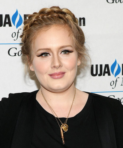 Adele skipped her signature bouffant for a crown of braids that were more warm-weather friendly.
Adele skipped her signature bouffant for a crown of braids that were more warm-weather friendly.