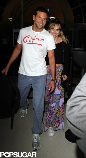 Bradley Cooper and Suki Waterhouse arrived at LAX.
Bradley Cooper and Suki Waterhouse arrived at LAX.