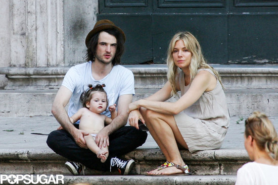 Sienna Miller and Tom Sturridge vacationed in Italy with their baby daughter, Marlowe.
Sienna Miller and Tom Sturridge vacationed in Italy with their baby daughter, Marlowe.